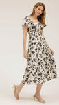 Claire Floral Midi Dress