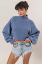 Mocha Brown Tessa Turtleneck Sweater