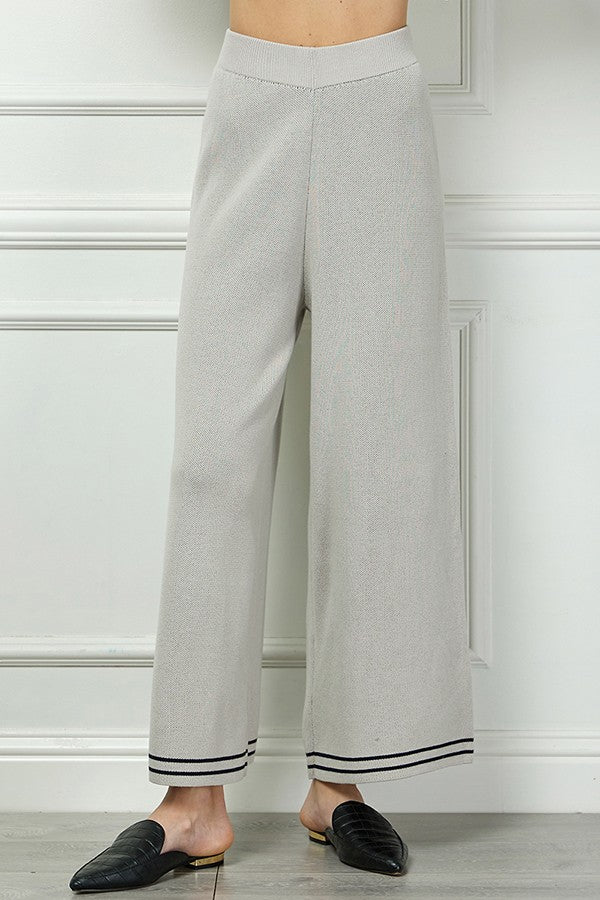 Taupe Riley Knit Pant