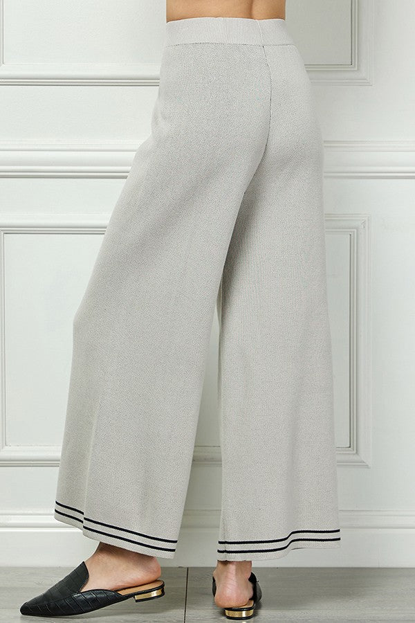 Taupe Riley Knit Pant