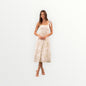 Leah Blue Tiered Midi Dress