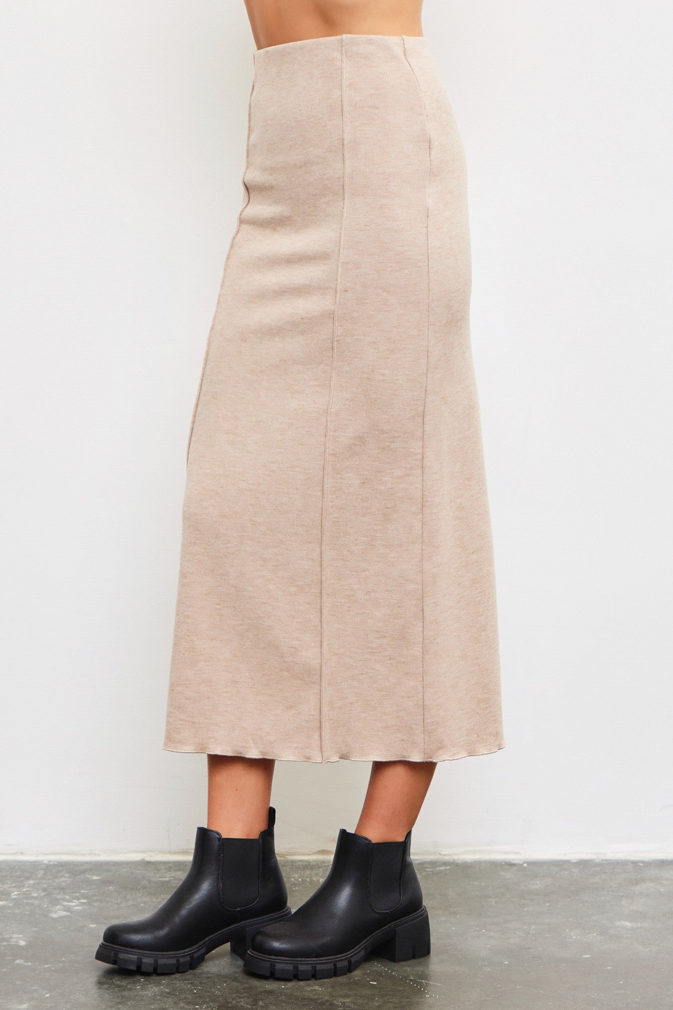 Wheat Madison Maxi Knitted Skirt