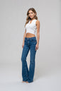White Bre Collared Knit Top